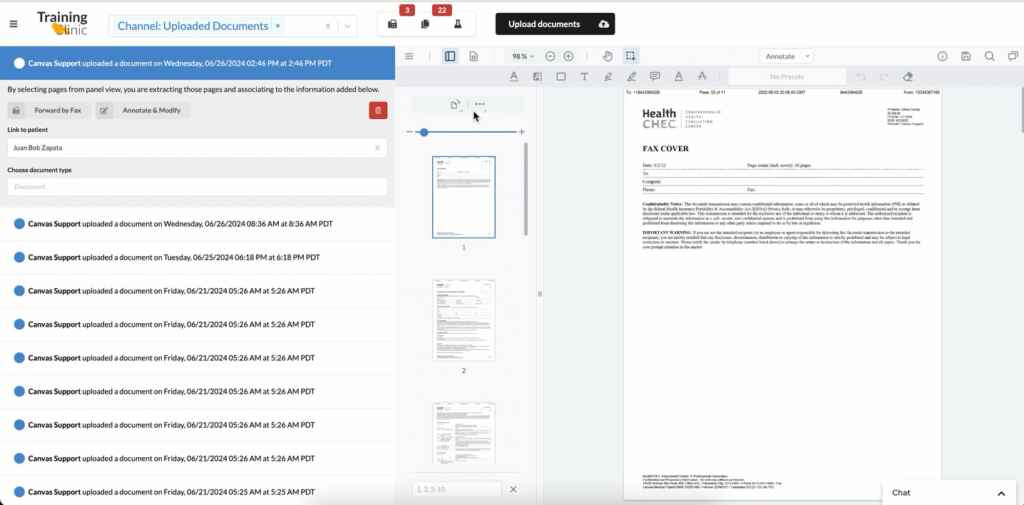 splitting documents